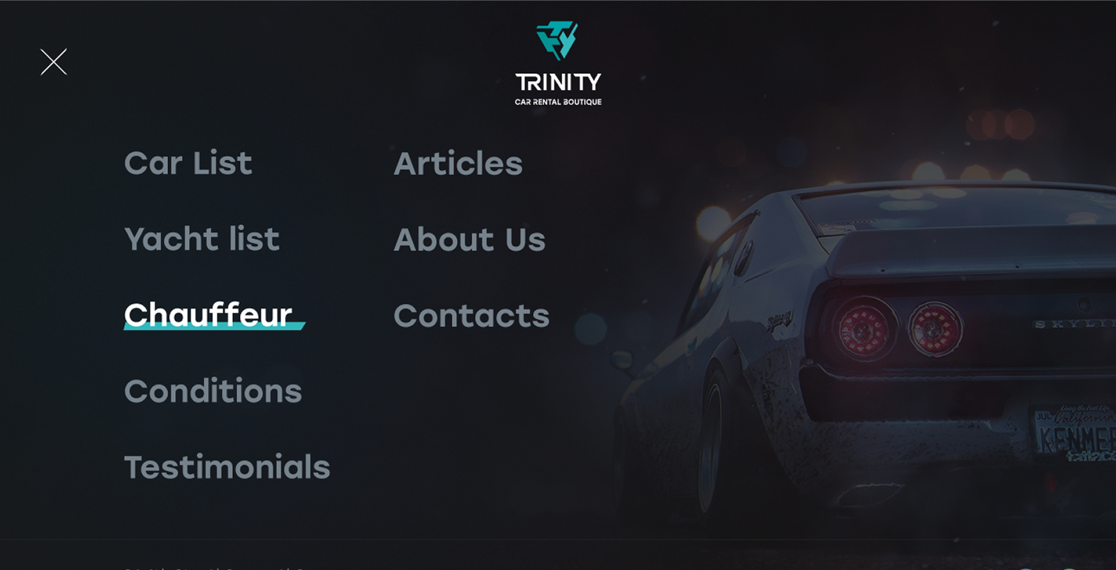 Дополнительный интерфейс — TRINITY